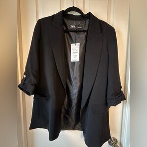 Black Zara Blazer XL